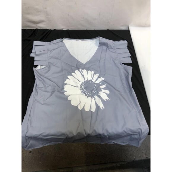 Round Neck Daisy Shirt Sz L - Picture 1 of 4